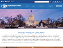 Tablet Screenshot of hospitalprocedures.org